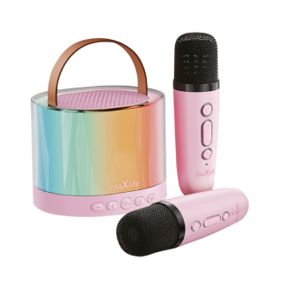 Maxlife MXKS-200 Bluetooth Karaoke Speaker MXKS-200 Pink (OEM0200595)