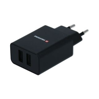 Swissten Travel Charger Smart IC 2x USB 2.1A (ECO PACK) (22033000ECO)