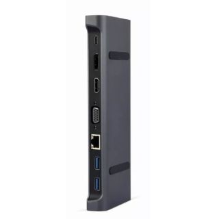 Gembird USB Type-C 9in1 Docking station (A-CM-COMBO9-02)
