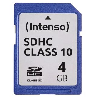 Intenso Class 10 SDHC Memory Card 4GB (3411450)