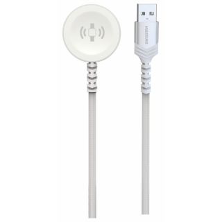 Swissten Braided Wireless Magnetic Charger for Apple Watch 1.2m (22065501)