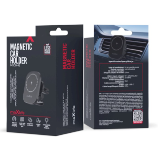 Maxlife MXCH-16 Magnetic Car Holder + Wireless Charging 15W (MXCH-16)