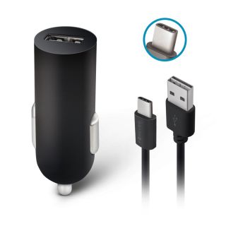 Forever M02 USB Car Charger + USB-C Cable 1.2m (GSM032693)