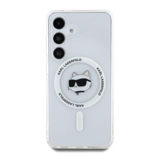 Karl Lagerfeld IML Choupette Head MagSafe Case for Samsung Galaxy S25+ / Transparent (KLHMS25MHLSCHH)