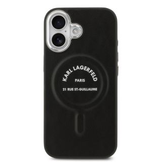 Karl Lagerfeld PU RSG Logo MagSafe Case for iPhone 17 / black (KLHMP17SPSKRSGEK)