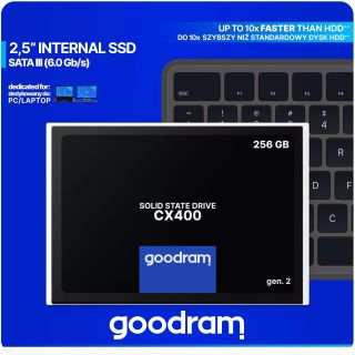 GOODRAM SSD CX400-G2 256GB 2,5" SATA3 (SSDPR-CX400-256-G2)