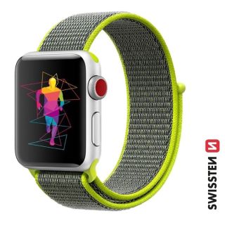 Swissten Nylon Band for Apple Watch 42 / 44 / 45 / 49 mm (46000711)