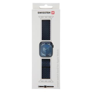 Swissten Nylon Band with Buckle for Apple Watch 42 / 44 / 45 / 49 mm (46000716)