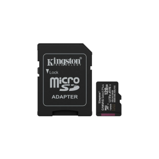 Kingston Select Plus Gen3 microSDXC Class 10 / UHS-I Memory Card Class 128GB (SDCS3/128GB)