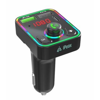 iPeax RGB FM Bluetooth Transmitter (90010144)