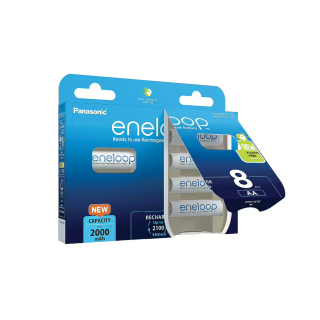 Panasonic BK-3MCDE/8BE Rechargeable Batteries AA (BK-3MCDE/8BE)