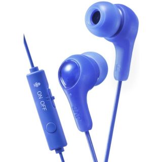 JVC HA-FX7G-A-E Gumy for Gaming Headphones with remote & microphone Blue (HA-FX7G-A-E)