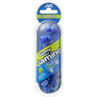 JVC HA-FX7G-A-E Gumy for Gaming Headphones with remote & microphone Blue (HA-FX7G-A-E)
