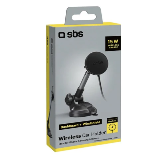 SBS TESUPPMAG15WLONGARM Magnetic car phone holder 15W (TESUPPMAG15WLONGARM)