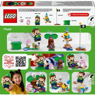 LEGO 71440 Adventures with Interactive Luigi Building Set (71440)