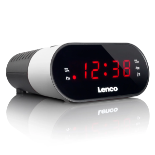 Lenco CR-07 White Radio clock (CR-07 White)