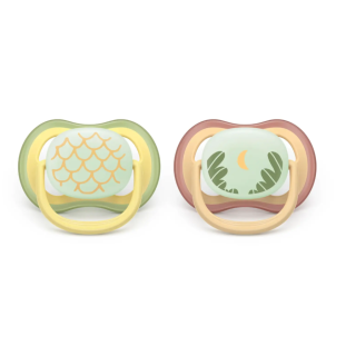 Philips Avent Ultra Air Night Neutral Pacifier 0-6M / 2 pcs (SCF376/27)