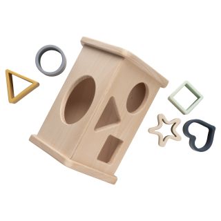 Baby's Only Puzzle Box BO-860.863.800.50 Wooden shape sorting toy (BO-860.863.800.50)
