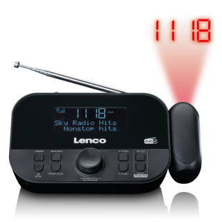 Lenco CR-615BK Radio clock (CR-615BK)