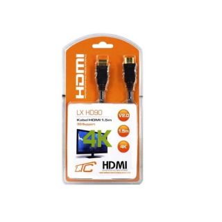 Lamex LXHD90 HDMI-HDMI Cable 4K 1.5m (LXHD90)
