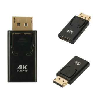 RoGer DisplayPort to HDMI Adapter 4K@30Hz (RO-DP2HDMI4K-BK)
