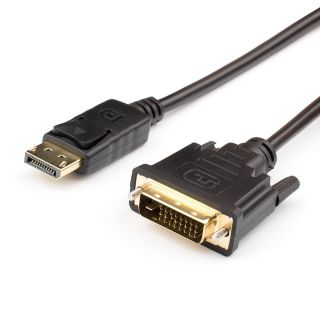 RoGer DisplayPort to DVI Cable 1,8m / DVI-D (Dual Link) (RO-DP2DVI-1.8M)
