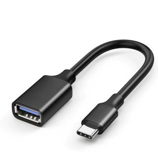 RoGer USB-C to USB 3.0 OTG Wire 20cm (RO-OTGUSBC-20CM-BK)