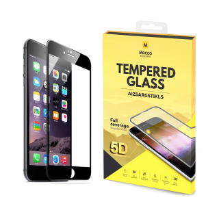 Mocco Full Glue 5D Signature Edition Tempered Glass Full Coverage with Frame Apple iPhone 6 / 6S Black (MC-5D-GP-IPH6-BK)