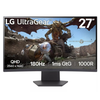 LG 27GS60QC-B Ultragear Gaming Monitor 27" / 2560x1440 (27GS60QC-B.AEUQ)