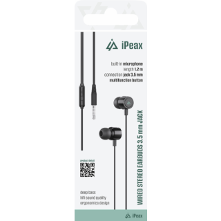 iPeax 3.5mm Wired Headphones (90010133)