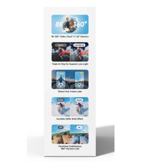 Insta360 X5 Bundle Action camera 72MP 8K Ultra HD (CINSAAHA-X504)