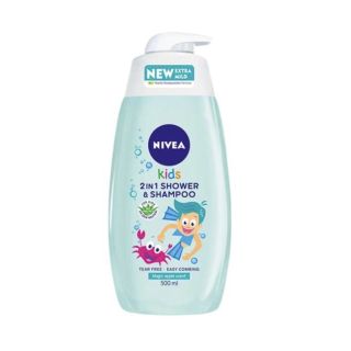 Nivea Kids 2in1 Shower & Shampoo 500ml (9005800321233)