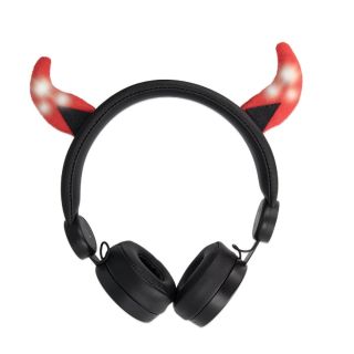 Forever AMH-100 Devil Universal Headphones For Childs With Cable 1.2m / LED Animal Ears (GSM041680)