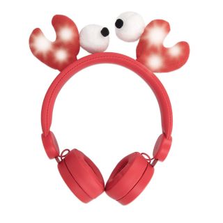 Forever AMH-100 Craby Universal Headphones For Childs With Cable 1.2m / LED Animal Ears (GSM041681)