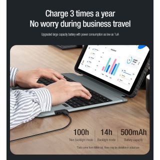 Nillkin Bumper Combo Keyboard Case (Backlit Version) for Apple iPad Pro 13 2024 (57983122799)