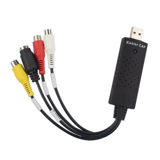 RoGer USB Signal Capture Card for AV / RCA/ S-Video / NTSC, PAL (RO-USBCAP-AV/RCA/S)