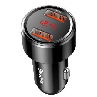 Baseus Magic Car Charger 2x USB / QC /  3.0 / 45W (CCMLC20A-01)