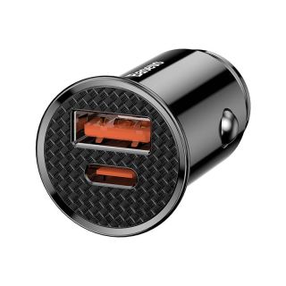 Baseus Circular Car Charger PD / QC4.0 / 5A / 30W (CCALL-YS01)