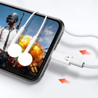 RoGer AUX Adapter Lightning - 3.5mm (RO-AUX-LIGHT-3.5MM-WH)