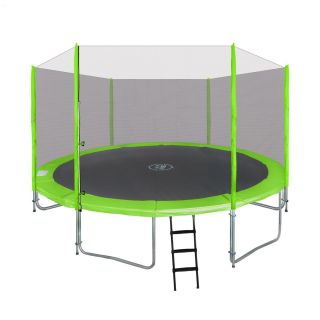 RoGer Trampoline with an External Safety Net and a Ladder 427cm (RO-14FT-GE)
