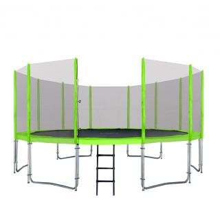 RoGer Trampoline with an External Safety Net and a Ladder 487cm (RO-16FT-GE)