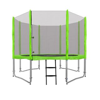 RoGer Trampoline with an External Safety Net and a Ladder 305cm (RO-10FT-GE)