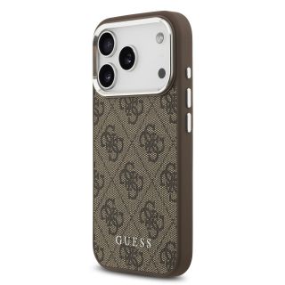 Guess 4G MagSafe Case for iPhone 17 Pro Max / Brown (GUHMP17XP4GSSMCW)