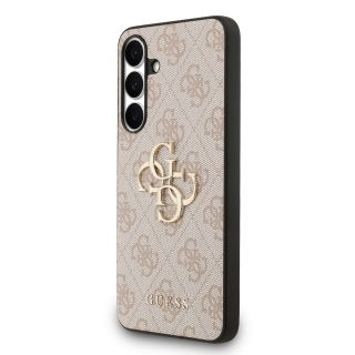 Guess PU 4G Metal Logo Case for Samsung Galaxy S25 FE / Pink (GUHCS25FE4GMGPI)