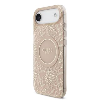 Guess IML Flowers Allover Strap MagSafe Case for iPhone Air / Pink (GUHMP17MHCPOFPP)