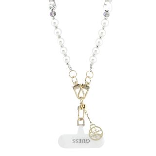 Guess Crossbody Strap Pear and 4G Charm / White (GUUCMDW4CH)