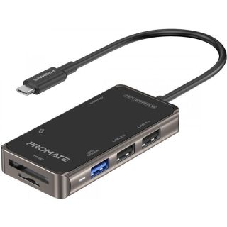 PROMATE PrimeHub-Lite USB-C Multimedia Hub / 4K HDMI / USB3.0 / SD / PD (HUBPRIMEHUBLITE)