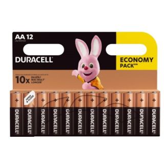 Duracell AA / MN1500 Alkaline LR6 1.5V Batteries 12pcs (AA/12)