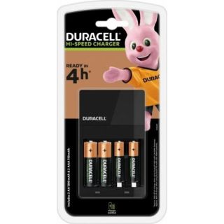 Duracell CEF14 Battery Charger For 2 x AA / 2 x AAA / with 2 x AA 1300 mAh / 2 x AAA 750 mA Batteries (CEF14)