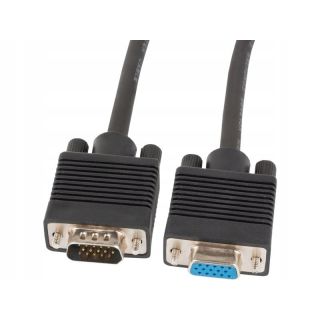RoGer VGA D-SUB Monitor Cable VGA-M / VGA-F 3m (RO-VGA-EXTENDER-3M)